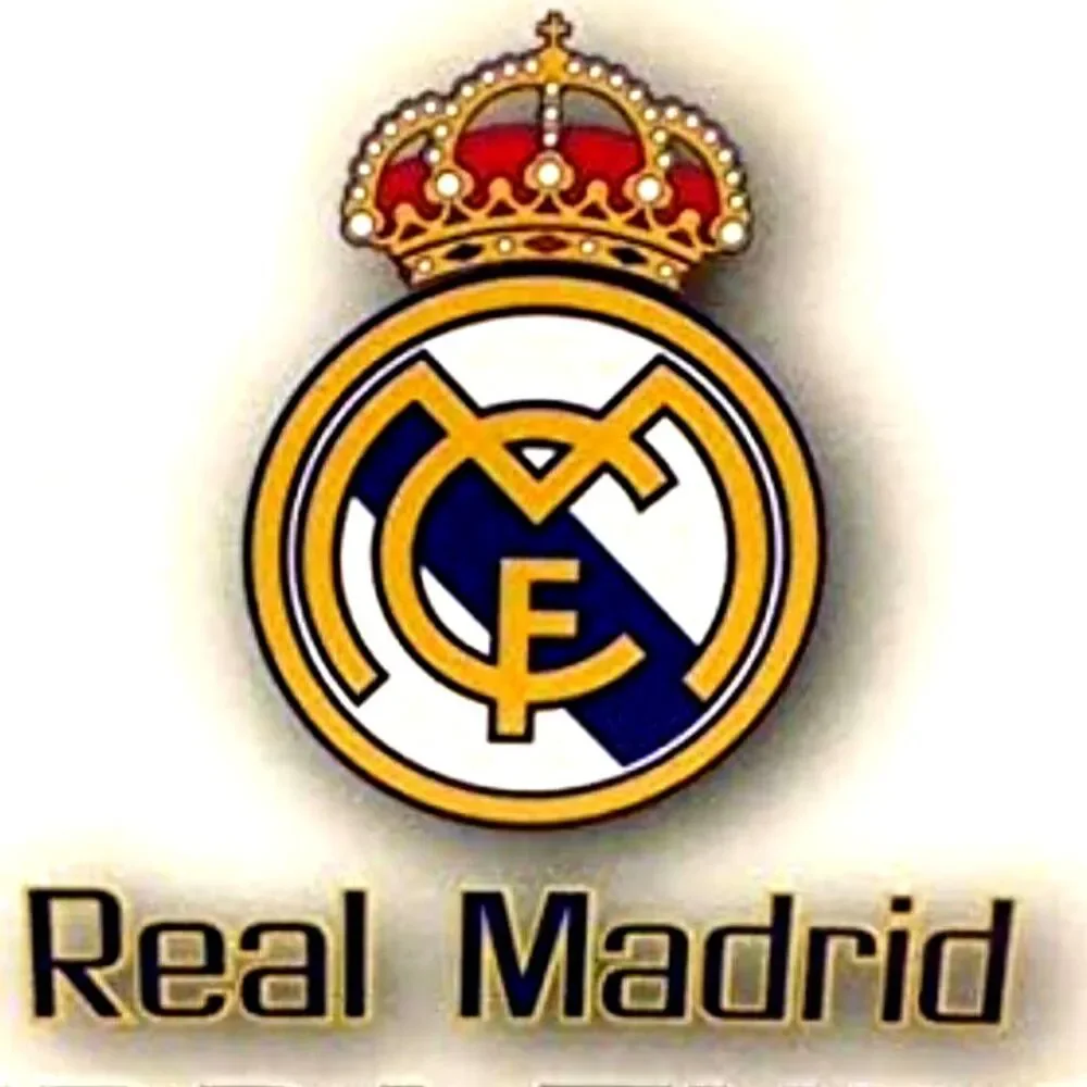 Real Madrid Silk Touch Sherpa Lined Throw Blanket Official Lic Team Logo 50 x 60